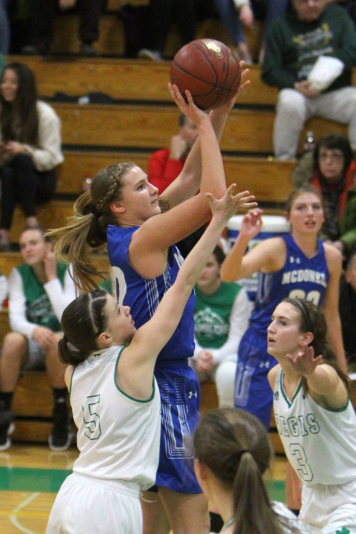 McDonell at Eau Claire Regis girls basketball 12-21-18